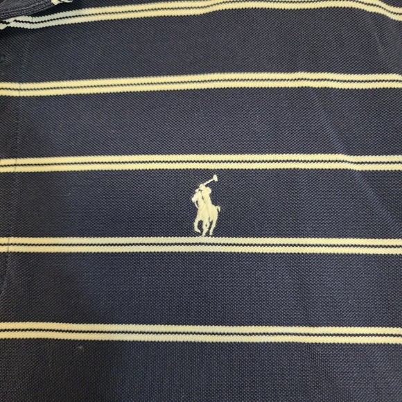 Ralph Lauren Shirt Mens Large Blue Polo Golf Solid 100% Pima Cotton Short Sleeve - Picture 4 of 16